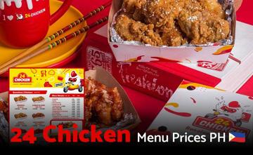 24 Chicken Philippines Menu Price