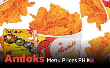 Andoks Philippines Menu Price