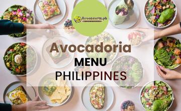 Avocadoria Philippines Menu Price