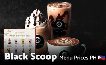 Black Scoop Philippines Menu Price