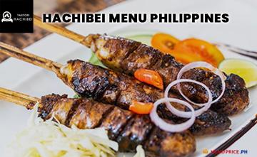 Hachibei Philippines Menu Price