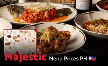 Majestic Philippines Menu Price