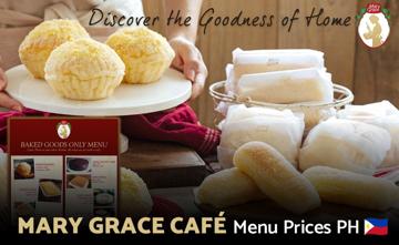 Mary Grace Café Philippines Menu Price