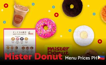 Mister Donut Philippines Menu Price