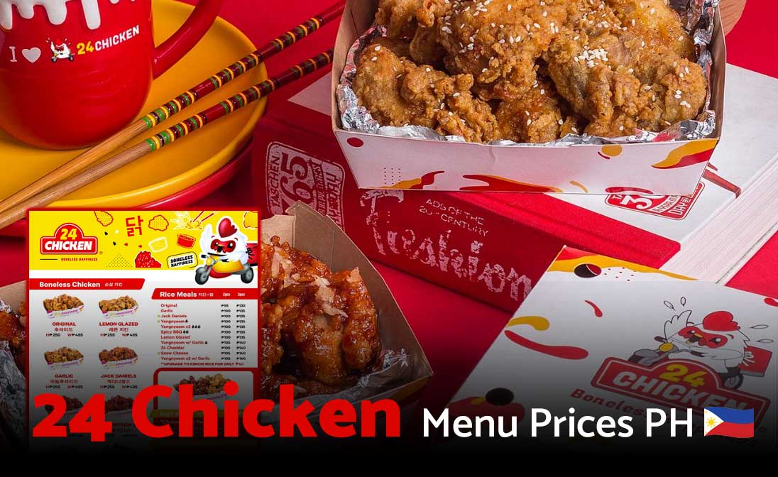 24 Chicken Menu Prices Philippines 2025