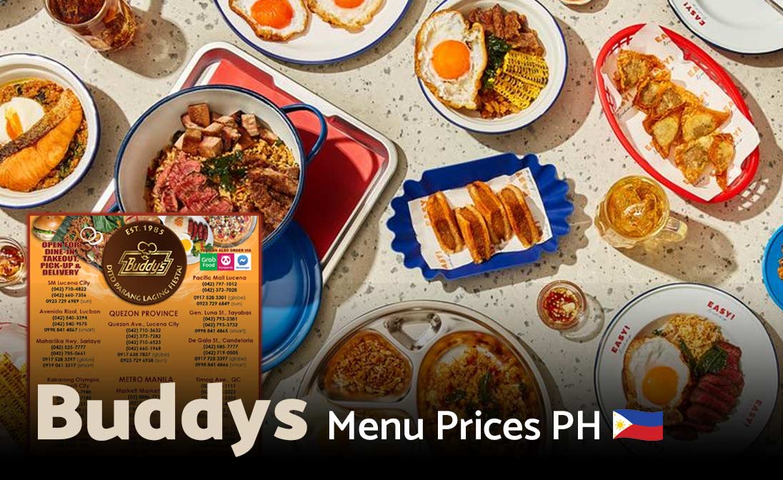 Buddy's Menu Prices Philippines 2024