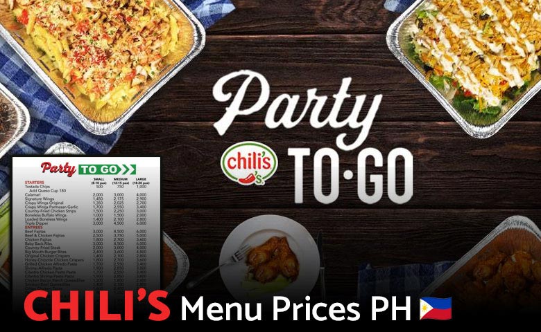 Chili's Menu Prices Philippines 2025