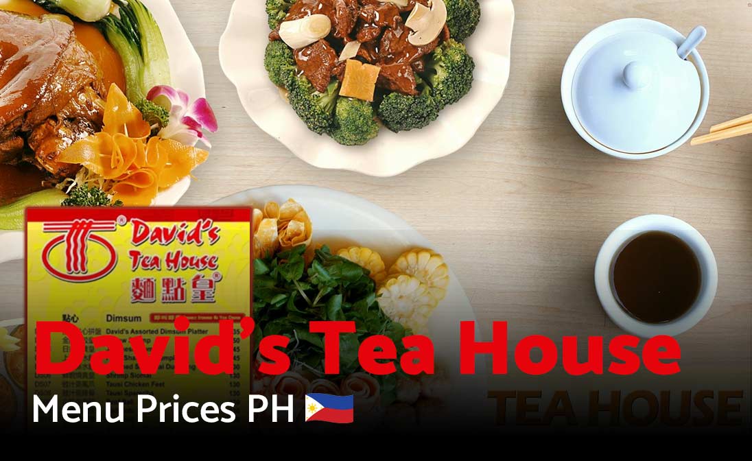 David's Tea House Menu Prices Philippines 2024