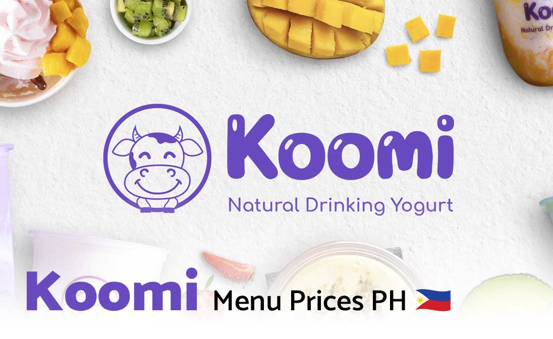 Koomi Menu Prices Philippines 2024