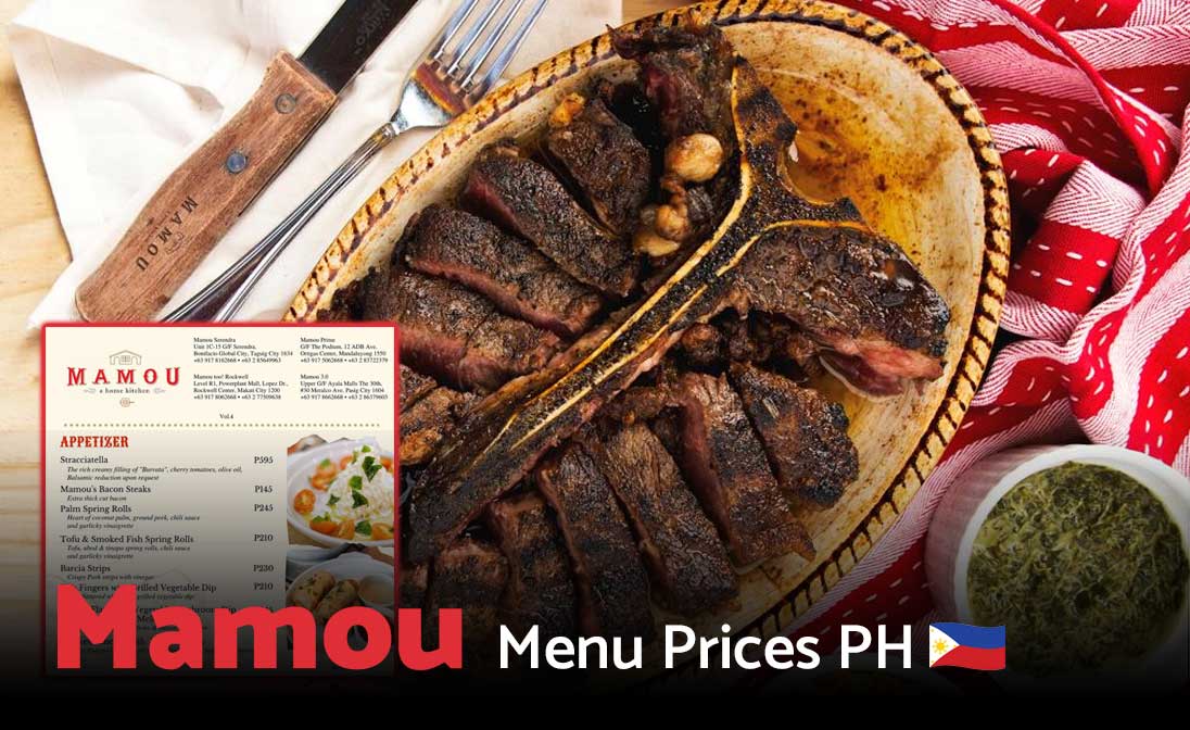 Mamou Menu Prices Philippines 2025
