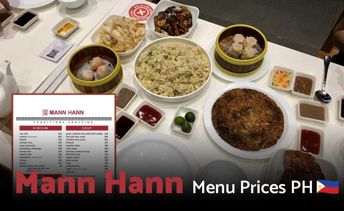 Mann Hann Menu Prices Philippines 2025