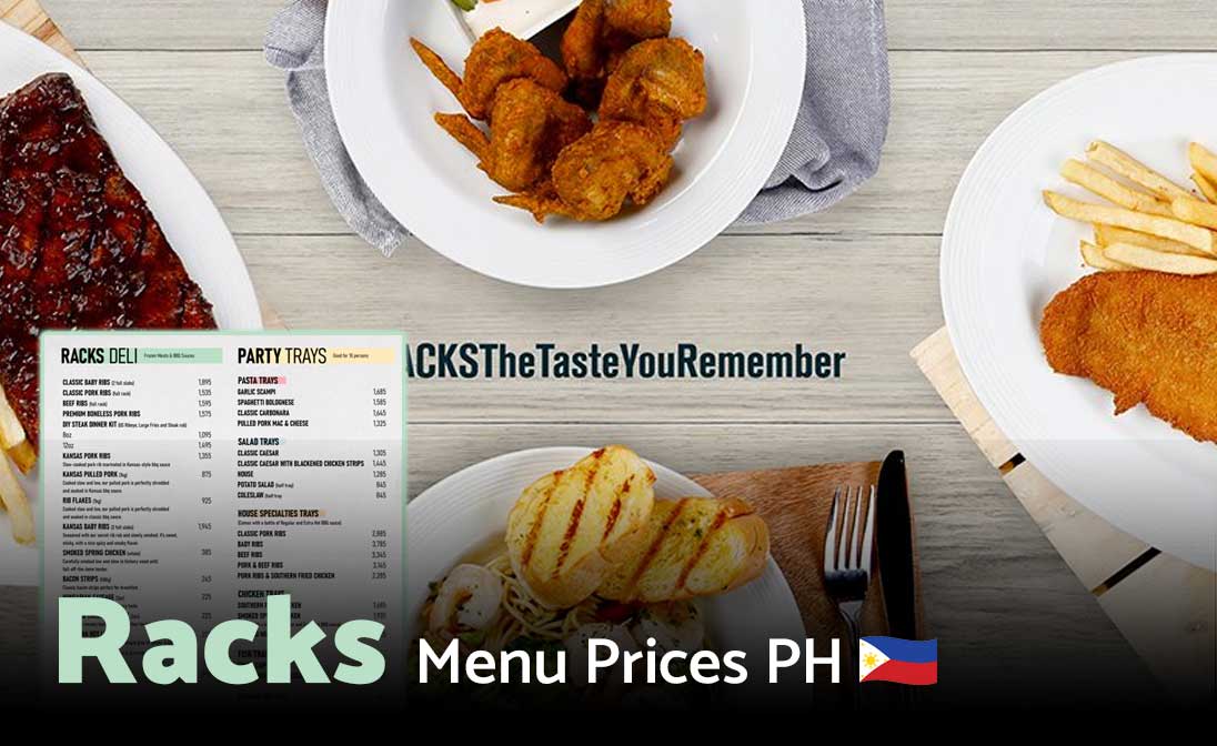 Racks Menu Prices Philippines 2025