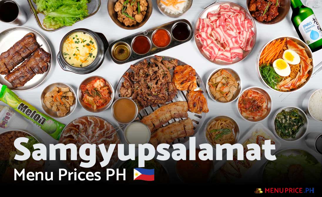 Samgyupsalamat Menu Prices Philippines 2025