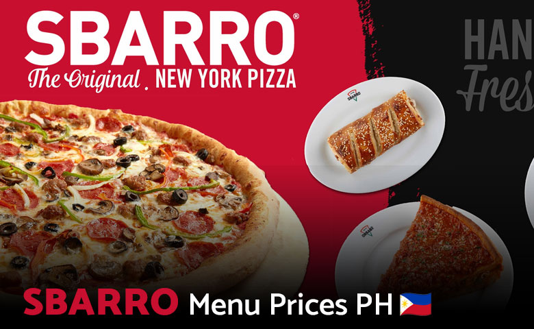 Sbarro Menu Prices Philippines 2025