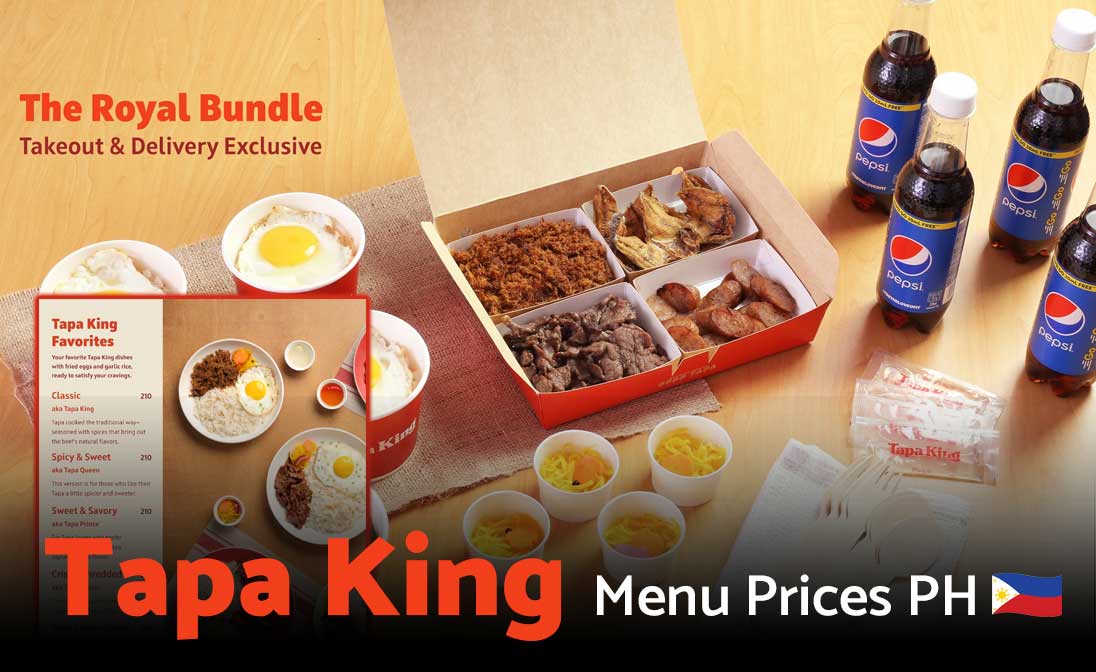 Tapa King Menu Prices Philippines 2025