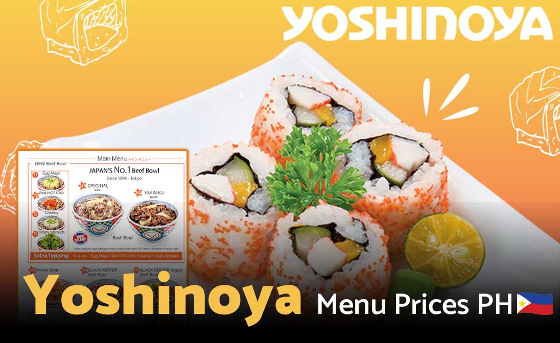 Yoshinoya Menu Prices Philippines 2025